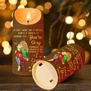 Gift For Couples, Gift For Husband, Gift For Wife, Gift For Boyfriend, Gift For Girlfriend, Anniversary - In Case I Don't Say It Enough Couples - Personalized Flameless LED Candle
