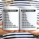 Gift For Bestie,Gifts For Colleagues,Funny - Funny Vocabulary At Work For Colleague And Bestie - Personalized Mug