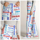 Gift For Grandpa, Gift For Father - Grandpa Custom Grandkid Names - Personalized Pajama Pants