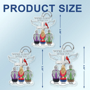 Family - Back Family Memorial I'm Always With You Cross On Cloud - Personalized Acrylic Car Hanger