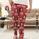 Gift For Couples, Gift For Husband - Custom Photo Funny Couple Daddy's Official Sleep Pants - Personalized Pajama Pants
