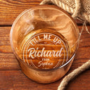 Gift For Couples,Gift For Husband,Gift For Boyfriend,Funny - Couple Fill Me Up Daddy Husband Wife - Personalized Engraved Whiskey Glass