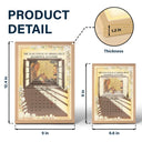 Dessin au crayon photo personnalisé Couple L'année de notre mariage Light Painting - Cadre photo lumineux personnalisé