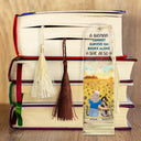 Reading,Pet Mom,Pet Dad,Funny - A Woman Cannot Survive On Books Alone She Also Needs A Dog - Personalized Acrylic Bookmark