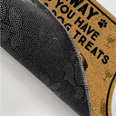 Pet Lovers, Dog Mom, Dog Lovers, Dog Dad - Go Away Unless You Have Alcohol And Dog Treats 3D Effect - Personalized Doormat