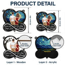 Gift For Couples,Gift For Husband,Gift For Wife,Love - Back Couple You & Me We Got This Till Our Last Breath - Personalized Window Hanging Suncatcher Ornament