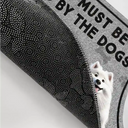 Dog Lovers, Pet Lovers - Just So You Know There's Like A Bunch Of Dogs In Here - Personalized Doormat