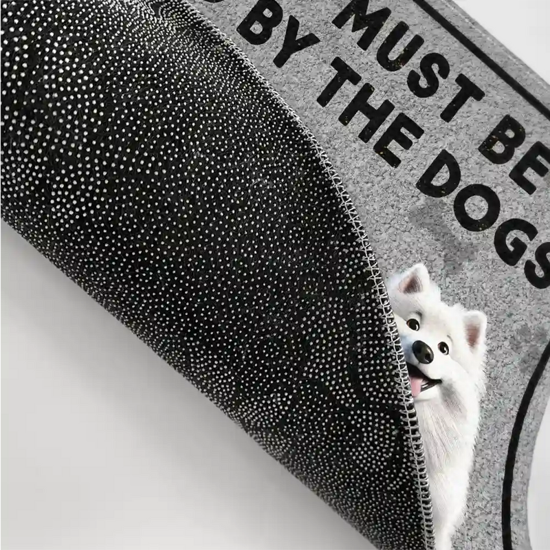 Dog Lovers, Pet Lovers - Just So You Know There's Like A Bunch Of Dogs In Here - Personalized Doormat