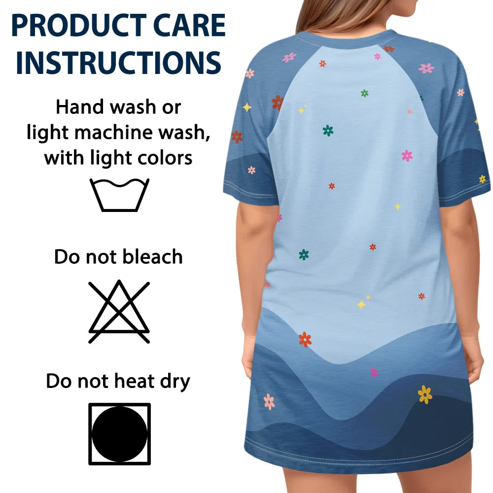 Gift For Grandma,Love,Gift For Mother - Living That Grandma Life - Personalized Women's Sleep Tee