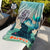Custom Photo Funny Mermaid Tail Pet - Personalized Beach Towel