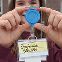 Nurse,Happy - Nurse 3D Effect Custom Name And Job Title - Personalized Badge Reel