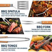 Gift For Father,Grilling,Proud,Icon - Daddy's Grilling Tools - Personalized BBQ Tool Set With Storage Bag
