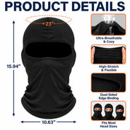 Christmas,Humorous,Icon,Skiing - Winter Skier, Biker Gag Gift For Friends, Bestie - Personalized Funny Emotion Face Balaclava Face Mask