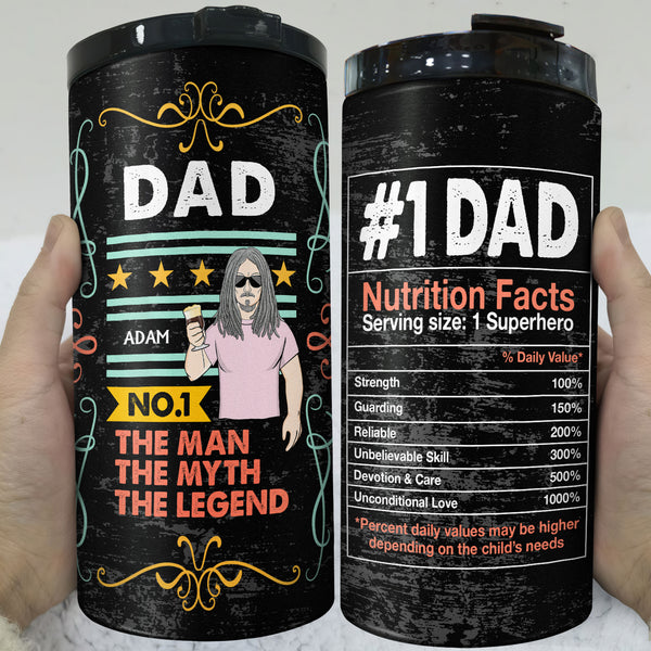 daddy nutritional facts father's day can cooler