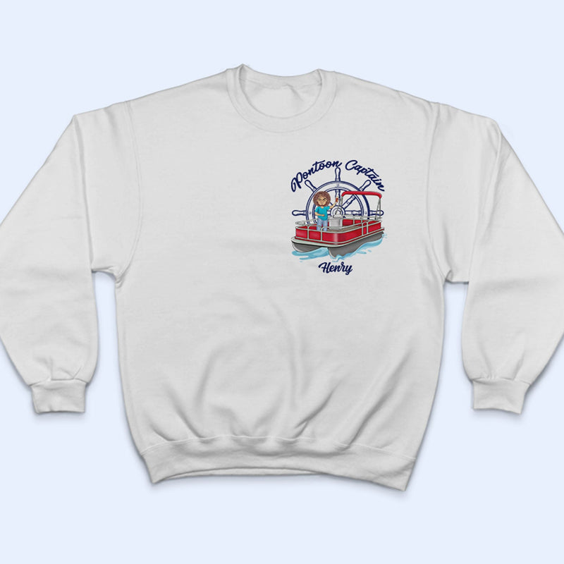 Capitaine de ponton - Cadeau pour les propriétaires de ponton - T-shirt personnalisé