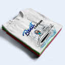 Capitaine de bateau - Cadeau d'anniversaire, de voyage, de croisière pour les amoureux de la plage, les voyageurs - T-shirt personnalisé