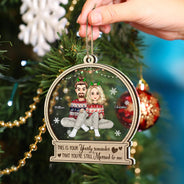 Your Yearly Reminder - Christmas Gift For Couples - Personalized 2-Layered Mix Ornament