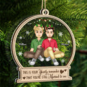 Your Yearly Reminder - Christmas Gift For Couples - Personalized 2-Layered Mix Ornament