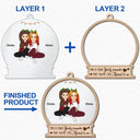 Your Yearly Reminder - Christmas Gift For Couples - Personalized 2-Layered Mix Ornament