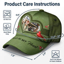 Custom Photo Memorial I'll Carry You With Me Until I See You Again - Personalized Classic Cap