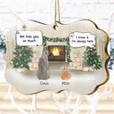 They Still Talk About You Memorial - Personalized Medallion Wooden Ornament