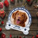 Memorial, Pet Lovers - Custom Photo Memorial You Would Have Lived Forever - Personalized Custom Shaped Acrylic Ornament