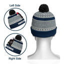 Pet Lovers - Custom Photo Feliz Navidog - Personalized Bobble Beanie Hat