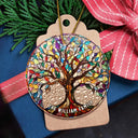 Family - Family Tree Of Life - Personalized Stained Glass Ornament