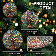 Family - Family Tree Of Life - Personalized Stained Glass Ornament