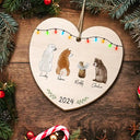 Pet Lovers, Pet Mom, Pet Dad - My Dogs Cats Pets - Personalized Custom Shaped Wooden Ornament