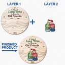Gift For Bestie - Take A Long Time To Grow Christmas Besties - Personalized 2-Layered Wooden Ornament