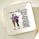 Gift For Bestie - I Hope We Are Friends - Personalized Ring Dish