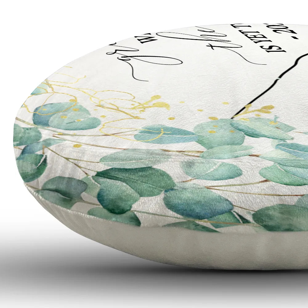 Gift For Couples,Gift For Husband,Gift For Wife,Gift For Boyfriend,Gift For Girlfriend,Wedding,Love - Newly Engaged Couple Holding Hands The Best Is Yet To Come - Personalized Heart Shaped Pillow