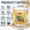 Cat Lovers,Cat Mom,Gift For Yourself,Gift For Women,Happy - The Cat Mother - Personalized Glass Mug