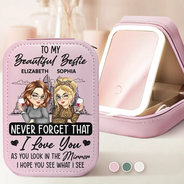 I Hope You See What I See - Personalized Makeup Box With LED Mirror