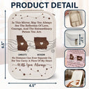 Gift For Bestie, Gift For Sisters - May You Always See The Reflection - Personalized Makeup Box With LED Mirror