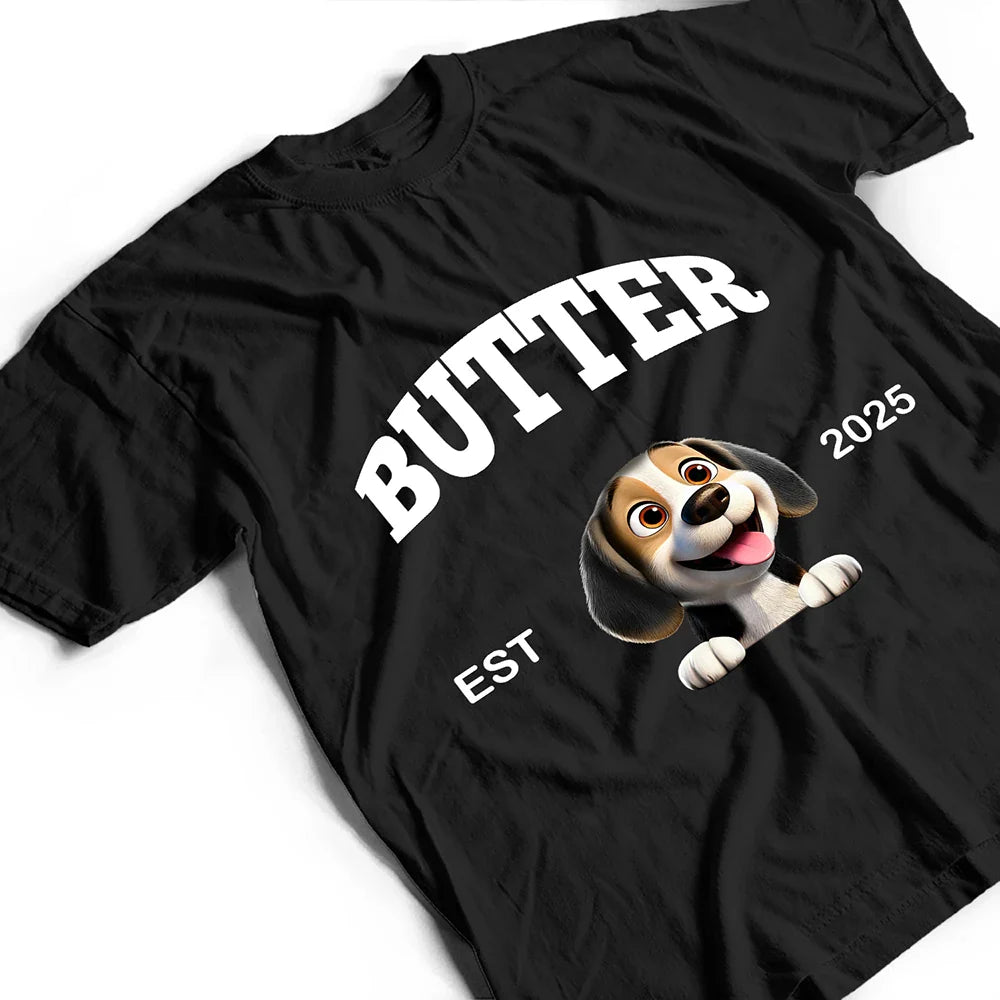 Dog Lovers - I Love My Dog - Personalized T Shirt