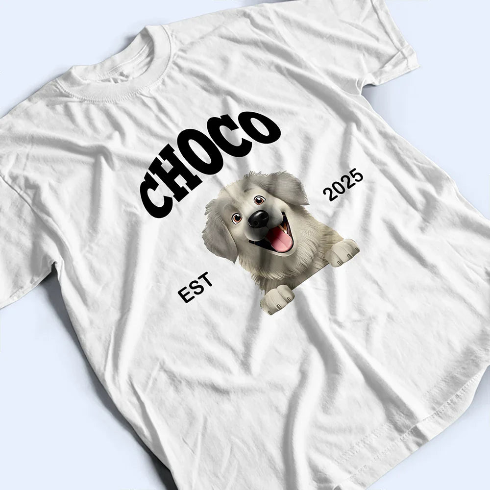 Dog Lovers - I Love My Dog - Personalized T Shirt