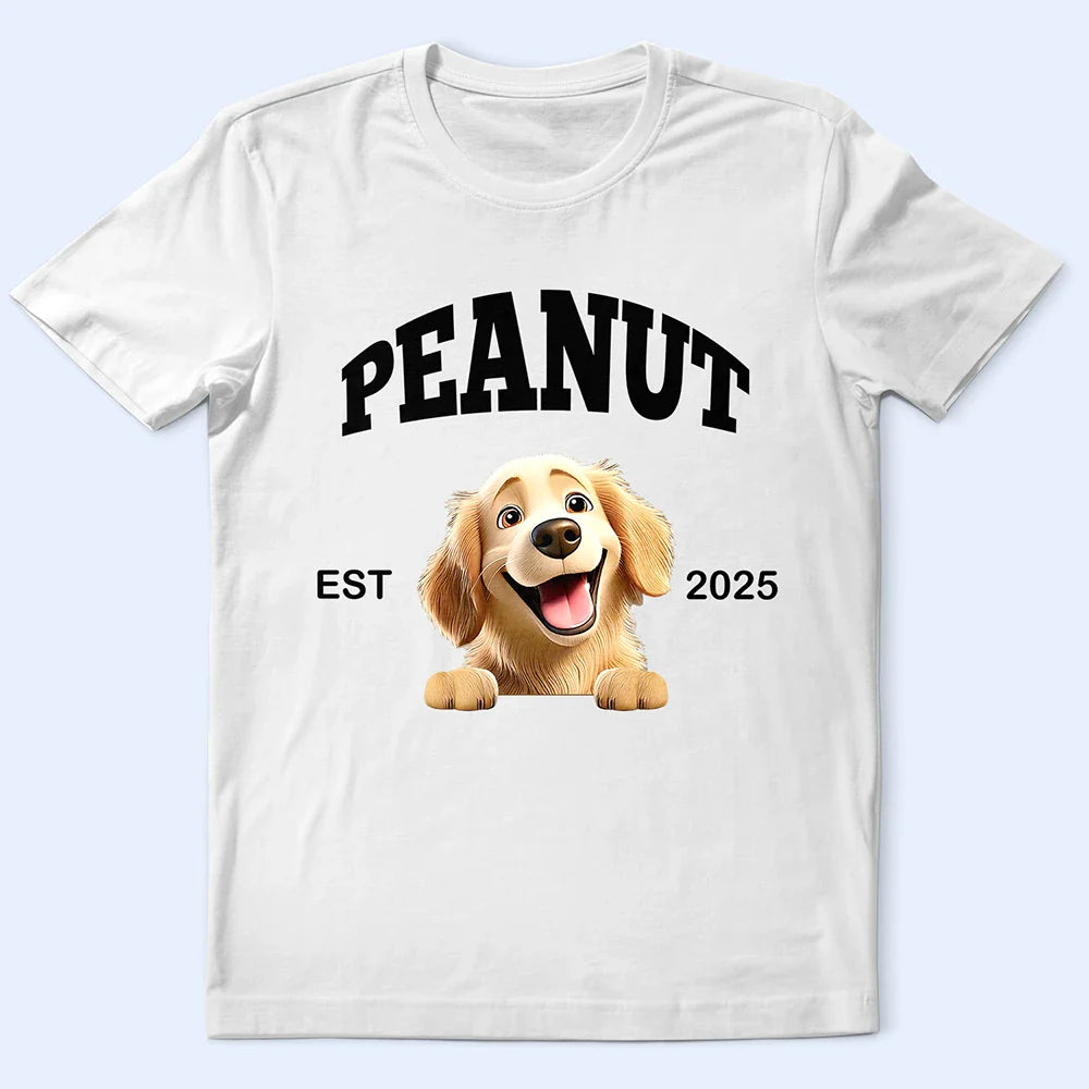 I Love My Dog - Personalized T Shirt