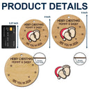 Christmas,New baby,New Mom,New Dad,Happy - Baby Expecting See You In 2026 - Personalized 2-Layered Wooden Ornament