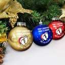 Christmas,New Dad,New baby,New Mom,Happy - Baby Expecting See You In 2026 - Personalized Ball Ornament