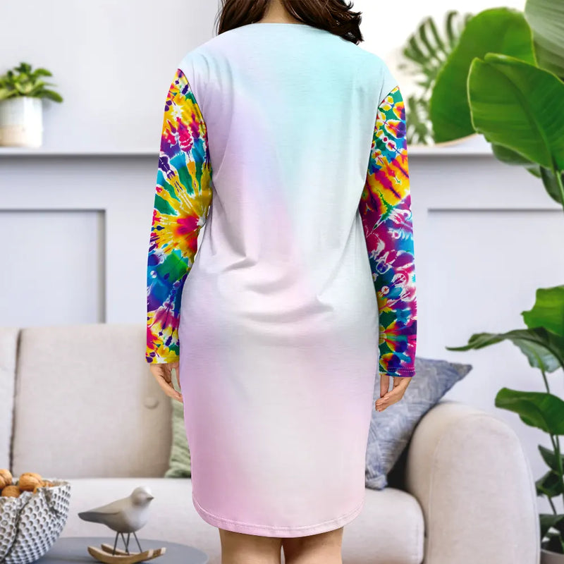 Pregnant Mom,Happy,Expecting Dad - Baby First Year On The Inside With Mom - Personalized Pocket Dress