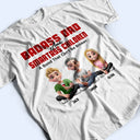 Gift For Father,Dad - Daughters (Adult),Happy - Badass Dad & Smartass Daughter - Personalized T Shirt