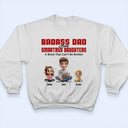 Gift For Father,Dad - Daughters (Adult),Happy - Badass Dad & Smartass Daughter - Personalized T Shirt