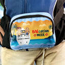 Gift For Couples,Travel,Cruising,Happy,Gift For Women,Gift For Men - Baecation Mode Couples - Personalized Crossbody Belt Bag