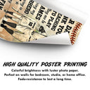 Personalized Baseball Dad And Child Thank You Customized Poster