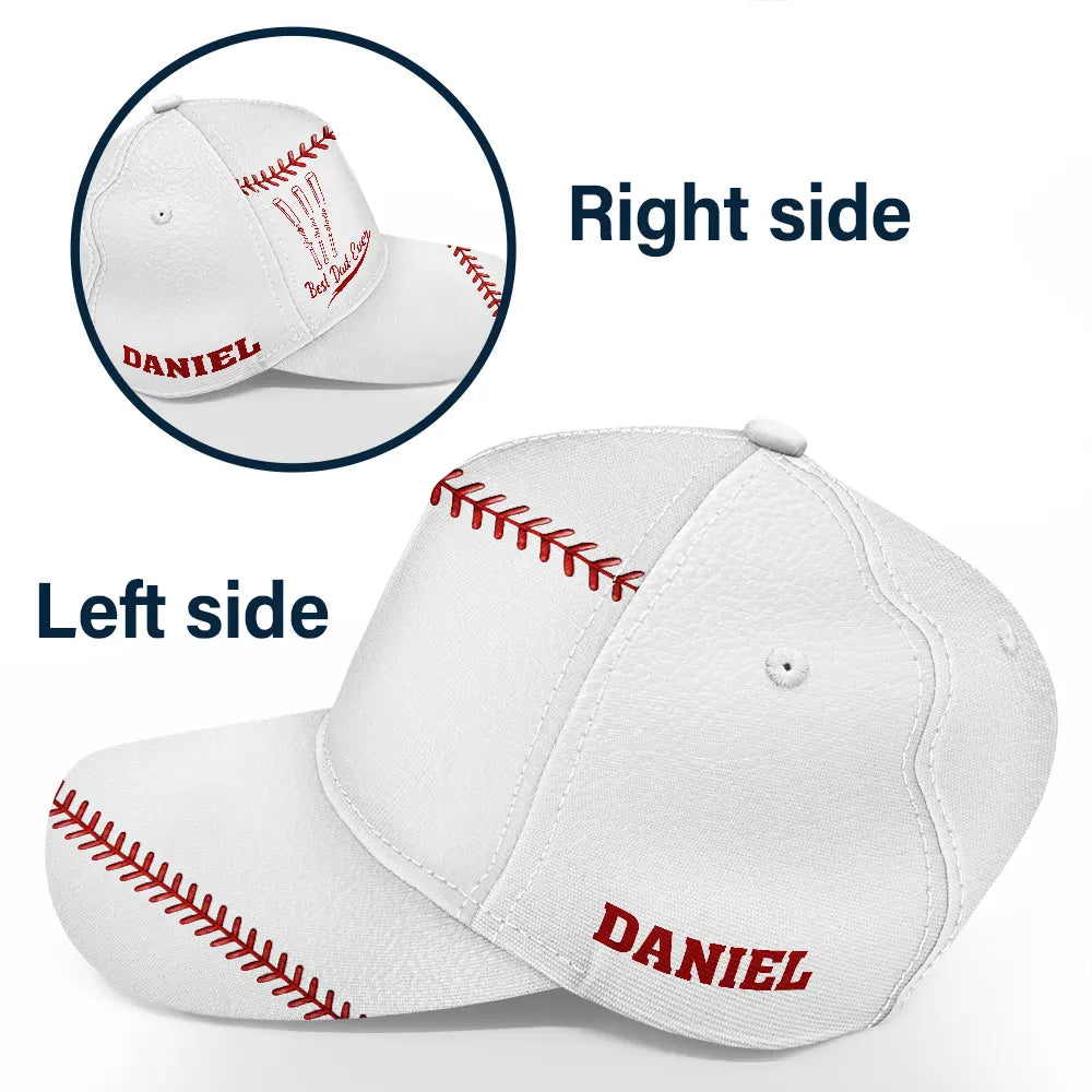Sport Dad,Baseball,Gift For Father,Icon,Proud - Baseball Best Dad Ever - Personalized Classic Cap