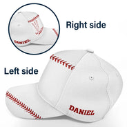 Sport Dad,Baseball,Gift For Father,Icon,Proud - Baseball Best Dad Ever - Personalized Classic Cap