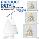 Gift For Yourself, Gift For Women, Gift For Men, Baseball, Basketball, Football, Golf, Happy, Christmas, Top Market - Baseball Christmas Tree - Personalized Custom Shaped Acrylic Ornament