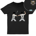 Baseball Dad Crossed Arrows - Personalized T Shirt